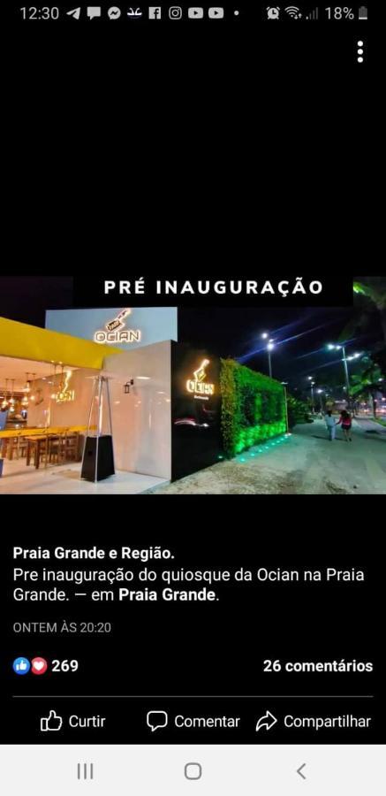 Apto Ocian Centro Praia Grande Dış mekan fotoğraf